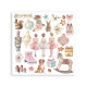 Transfer Stamperia 15,5x15,5cm - Winter Magic (DFLRBX18)