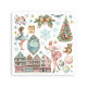Transfer Stamperia 15,5x15,5cm - Winter Magic (DFLRBX18)