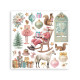 Transfer Stamperia 15,5x15,5cm - Winter Magic (DFLRBX18)