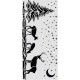 Šablona 3D 12x25 - Classic Christmas, vánoční jeleni (KSTDL169)