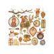 Transfer Stamperia 15,5x15,5cm - Silent Night (DFLRBX20)