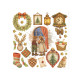 Transfer Stamperia 15,5x15,5cm - Silent Night (DFLRBX20)