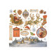 Transfer Stamperia 15,5x15,5cm - Silent Night (DFLRBX20)