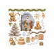 Transfer Stamperia 15,5x15,5cm - Silent Night (DFLRBX20)