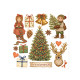 Transfer Stamperia 15,5x15,5cm - Silent Night (DFLRBX20)