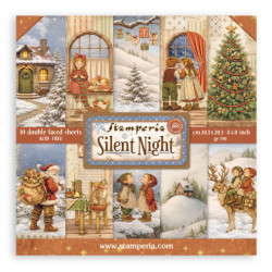 Sada papírů 20,3x20,3 190g Silent Night (SBBS148)