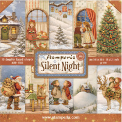 Sada papírů 30,5x30,5 190g Silent Night (SBBL192)