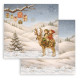 Sada papírů 30,5x30,5 190g Silent Night (SBBL192)