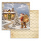 Sada papírů 30,5x30,5 190g Silent Night (SBBL192)