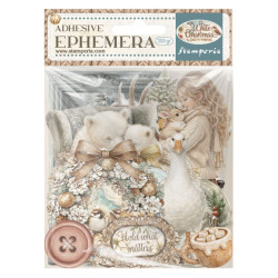 Sada výseků White Christmas Ephemera (DFLCT89)