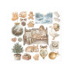 Transfer Stamperia 15,5x15,5cm - White Christmas (DFLRBX21)