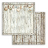 White Christmas, dřevěné pozadí 30,5x30,5 scrapbook