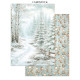 Kreativní kniha White Christmas, A4 (Stamperia)