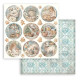 Sada papírů 20,3x20,3 190g White Christmas (SBBS146)