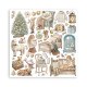 Sada papírů 20,3x20,3 190g White Christmas (SBBS146)