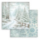 Sada papírů 30,5x30,5 190g White Christmas, na pozadí (SBBL191)