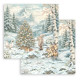 Sada papírů 30,5x30,5 190g White Christmas (SBBL190)