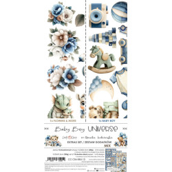 Baby Boy Universe Extras Set Mix - sada k vystřihování (Craft O'Clock)