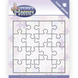 Vyřez.šablona Stylové koníčky, puzzle (FI)