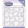 Vyřez.šablona Stylové koníčky, puzzle (FI)