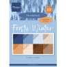 Sada jednobarevných papírů A4 Frosty Winter, 250g (MD)