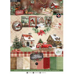 Sada papírů a výseků A4 Cottage Christmas no. 483 (SL)