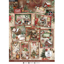 Sada papírových výseků A4 Cottage Christmas no. 41 (SL)