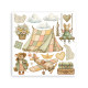 Transfer Stamperia 15,5x15,5cm - Cozy Family (DFLRBX25)