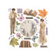 Transfer Stamperia 15,5x15,5cm - Flowers and Poems (DFLRBX24)