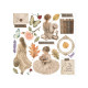 Transfer Stamperia 15,5x15,5cm - Flowers and Poems (DFLRBX24)
