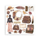 Transfer Stamperia 15,5x15,5cm - Our Way (DFLRBX23)