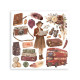 Transfer Stamperia 15,5x15,5cm - Our Way (DFLRBX23)