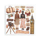 Transfer Stamperia 15,5x15,5cm - Our Way (DFLRBX23)