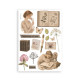 Sada Washi papírů A5 Flowers and Poems (Stamperia)