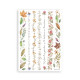 Sada Washi papírů A5 Flowers and Poems (Stamperia)