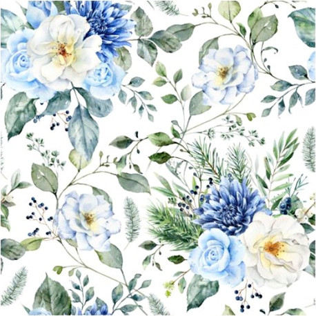 Zimní květ 33x33