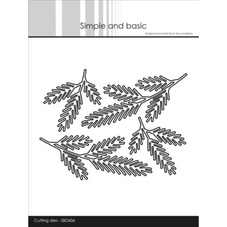 Vyřezávací šablony - Větve borovice (Simple and Basic)