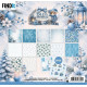 Sada papírů 20x20 Blue Christmas (FI)