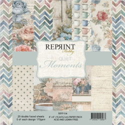 Sada papírů 15x15 170g Quiet Moments (REPRINT)