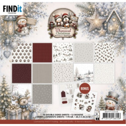 Sada papírů 20x20 Whimsical Christmas (FI)