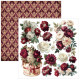Sada papírů 15x15 Bohemian Burgundy (Ciao Bella)