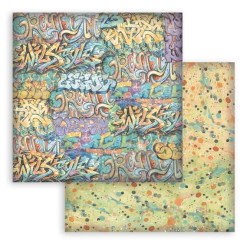 Furry Friends 2, graffiti písmo 30,5x30,5 scrapbook