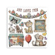 Transfer Stamperia 15,5x15,5cm - Furry Friends 2 (DFLRBX26)