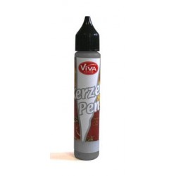 Tekutý vosk - pero 25ml Černá