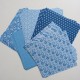 Origami papírky 15x15 Basic modrý
