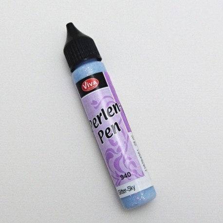 Perlen Pen Glitter - 25ml - Nebesky modrá barva
