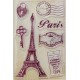 Transp.razítka - Paris, zámek a klíč